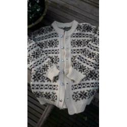 NOORS VEST Noorse trui 44 46 SNEALDAN wol/ st dale of norway