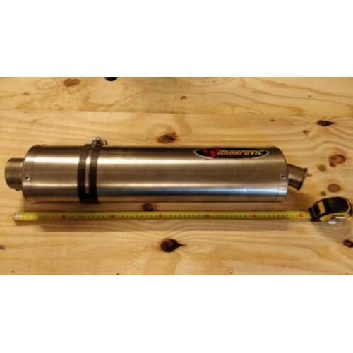 Originele titanium Akrapovic slip-on demper