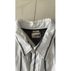 Tommy Hilfiger overhemd maat XL site met blauw streepje