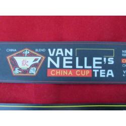 2 Van Nelle thee labels.China cup TEA Export Uit 1952
