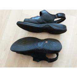 Zwarte ecco sandalen maat 38