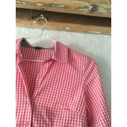 Amisu fuchsiaroze blouse maat S