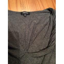 Shirt grijs M Denny rose.