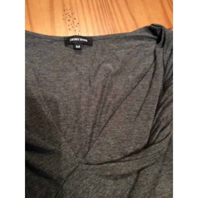 Shirt grijs M Denny rose.