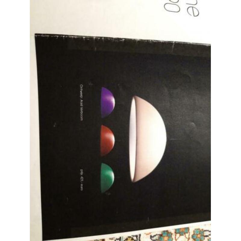 Mooie design hanglamp. Doorsnee 100 cm. Kunststof.