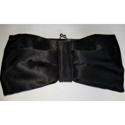 Steps zwarte clutch met strass (als nieuw)