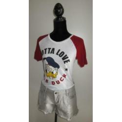 wit/rood T-shirt van Nikkie Plessen 36
