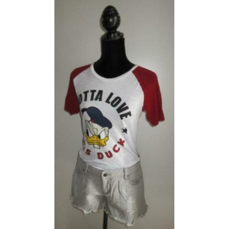 wit/rood T-shirt van Nikkie Plessen 36