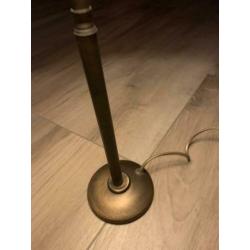 tafellamp met messing voet
