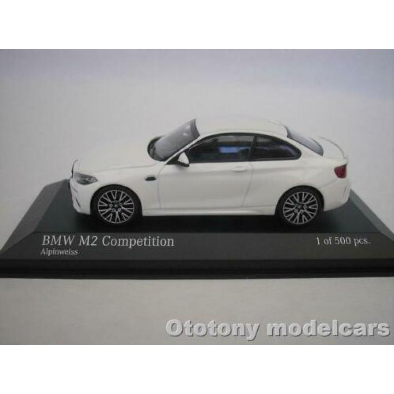 Bmw M2 Competition 2019 Wit 1/43 Minichamps