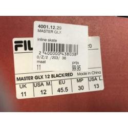 Fila inlineskates master maat 45,5 NIEUW!