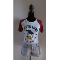 wit/rood T-shirt van Nikkie Plessen 36