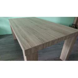 Licht eiken eettafel Mick