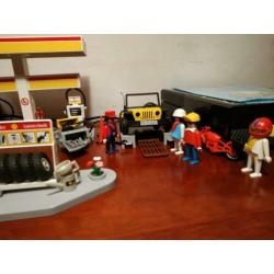 Playmobil 3437 Vintage Shell Tankstation