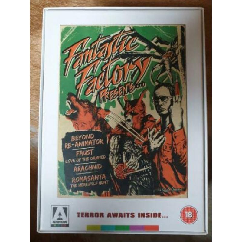 Arrow Video Fantastic Factory Box set