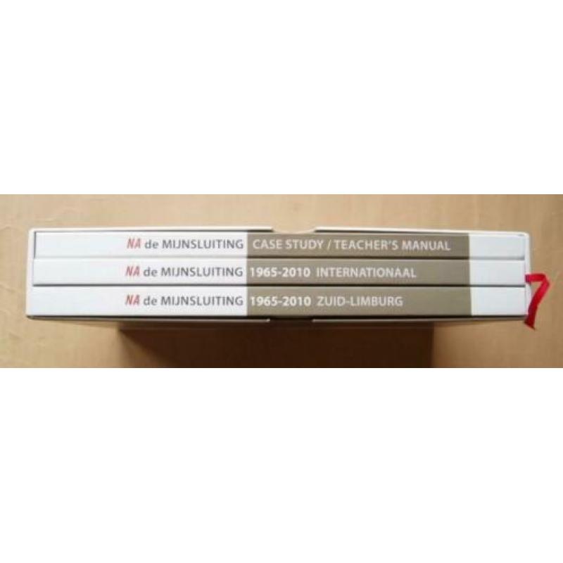 NA de mijnsluiting 3 boeken +DVD mijnhistorie Limburg