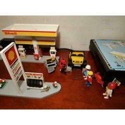 Playmobil 3437 Vintage Shell Tankstation