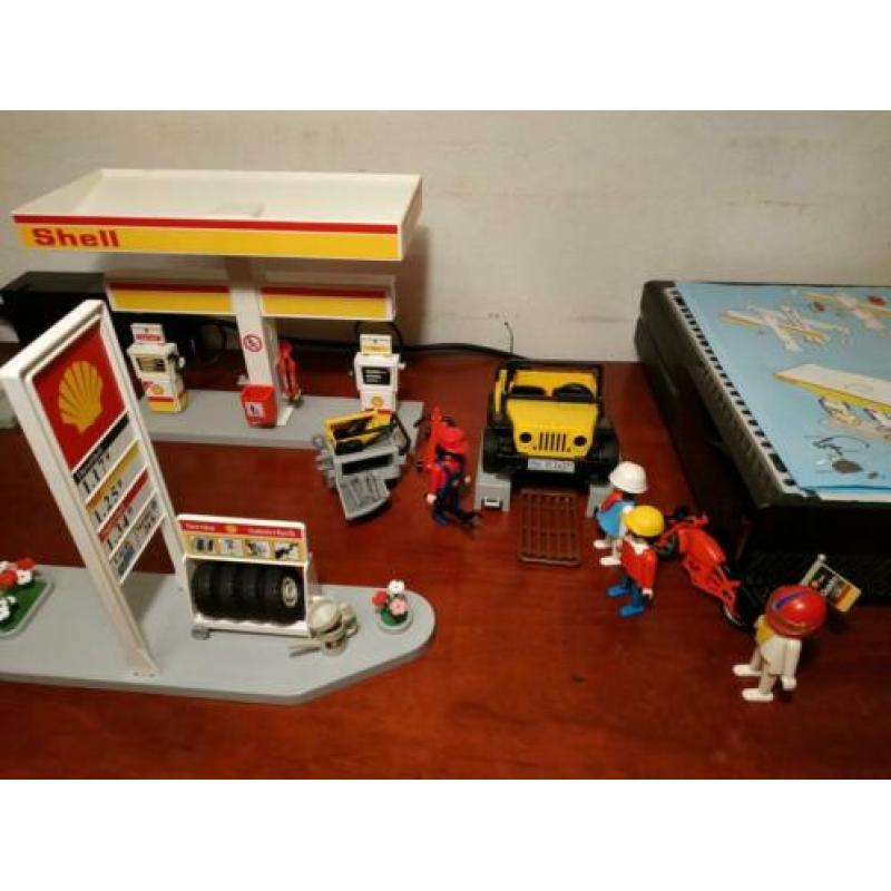 Playmobil 3437 Vintage Shell Tankstation