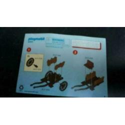 6005 Playmobil camouflage hooiwagen valkenridders