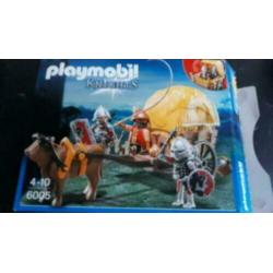 6005 Playmobil camouflage hooiwagen valkenridders