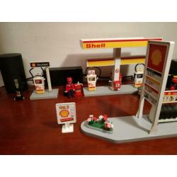 Playmobil 3437 Vintage Shell Tankstation