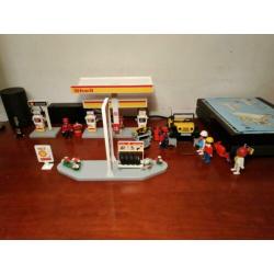 Playmobil 3437 Vintage Shell Tankstation