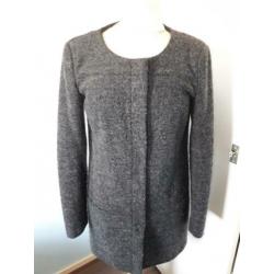 Only leuke grijze mantel in maat M