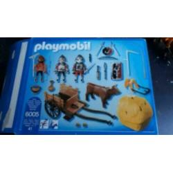 6005 Playmobil camouflage hooiwagen valkenridders