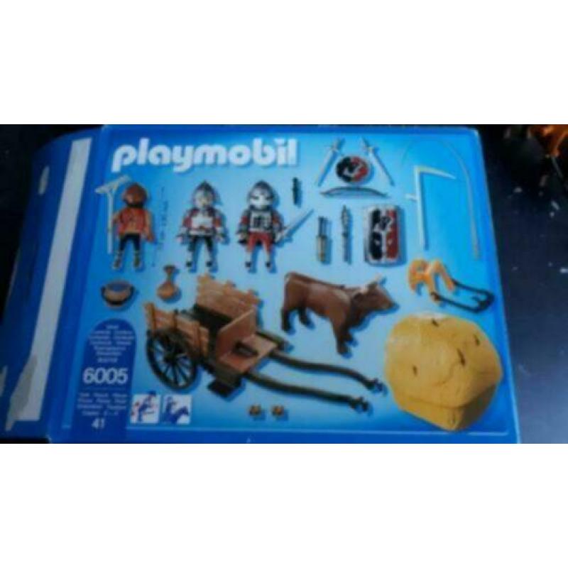 6005 Playmobil camouflage hooiwagen valkenridders