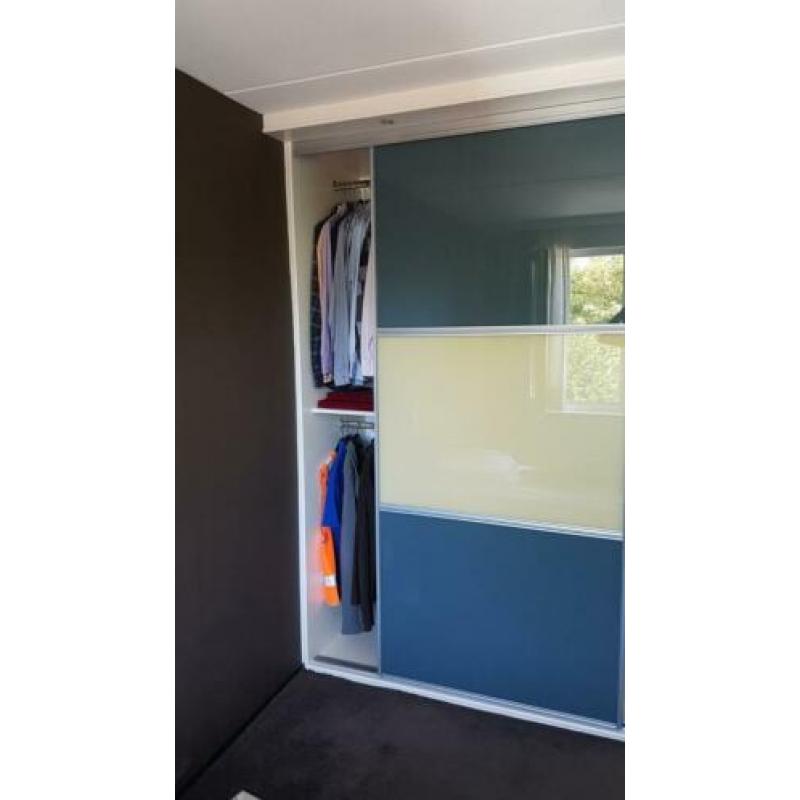 3 design glazen schuifdeuren. 101x230 cm