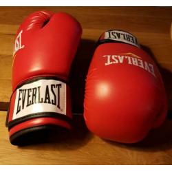 Everlast bokshandschoenen. Maat 10 ounce. Zo goed als nieuw.