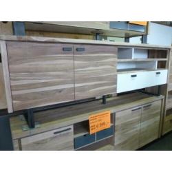Nieuwe seeshamhouten salontafel van 120cm