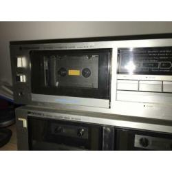 2 cassettedeck; Kenwood KX 70 en Optonica RT-5050