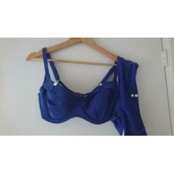 Als nieuw! Blauwe bikini van Freya maat 70F