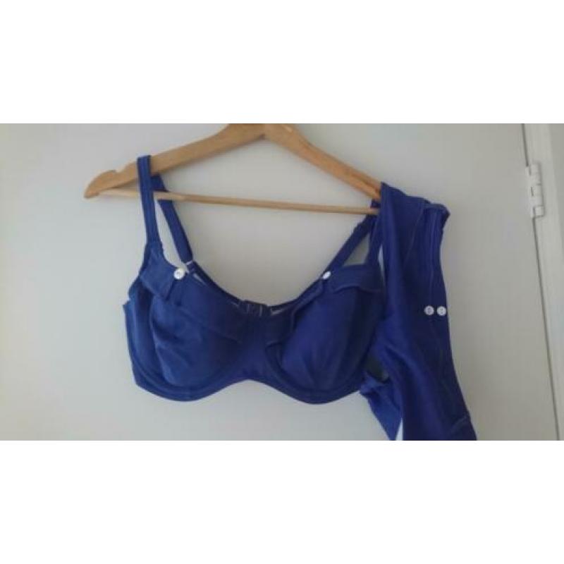 Als nieuw! Blauwe bikini van Freya maat 70F