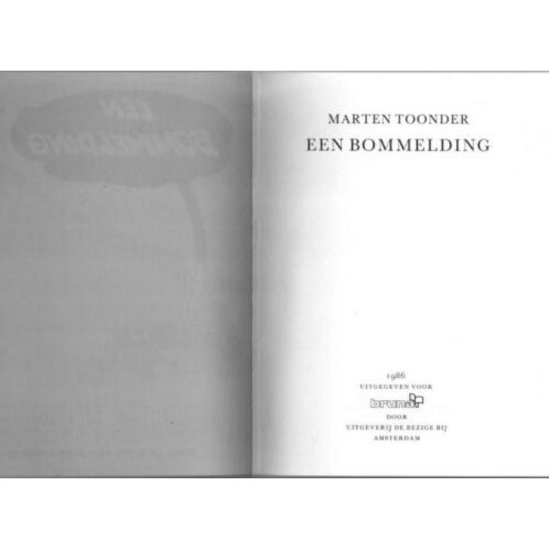 Marten Toonder "Een Bommelding"