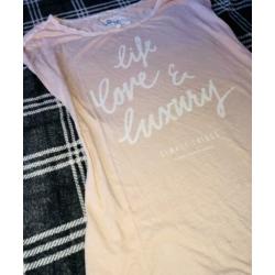 Roze shirt ?? Maat M, ZGAN. Aanrader.