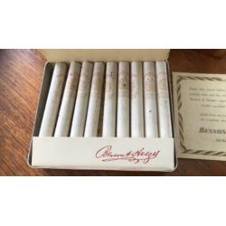 Benson and hedges Oude sigaretten uit 1967.