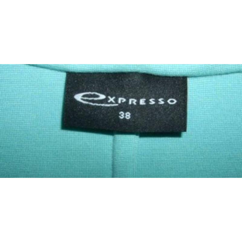 Mooi aqua stretch jasje van Expresso maat 38