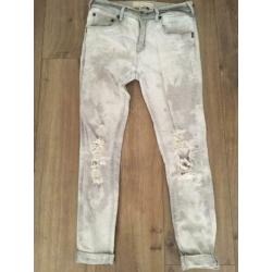 Lichtgrijze baggy broek van Circle of Trust, maat 27