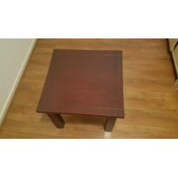 Salontafel met bijpassende bijzettafel