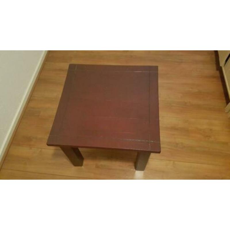 Salontafel met bijpassende bijzettafel