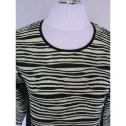 Nieuw!! Signature geel/zwarte blouse/tuniek maat 2xL (46/48)