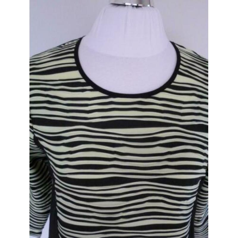 Nieuw!! Signature geel/zwarte blouse/tuniek maat 2xL (46/48)
