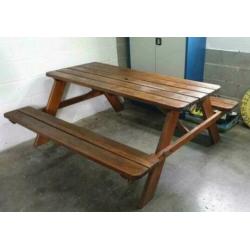 Picknick tafel, tuintafel, tafel, grote picknicktafel