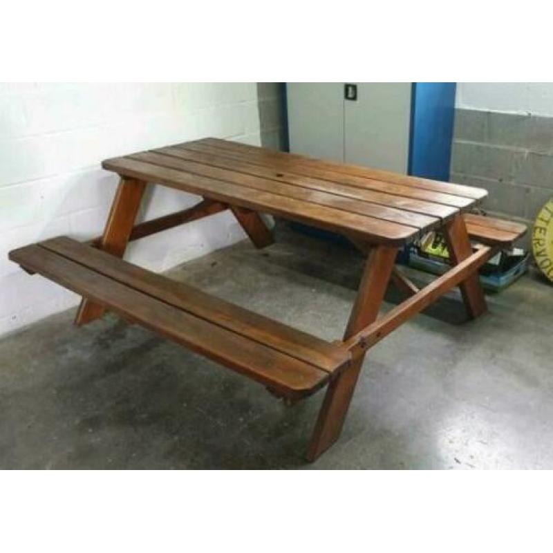 Picknick tafel, tuintafel, tafel, grote picknicktafel