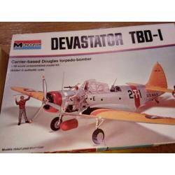 monogram 1/48 Devastator TBD incl 3 crew nieuw modelbouw