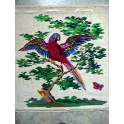 Borduurwerk "Tropische vogel"