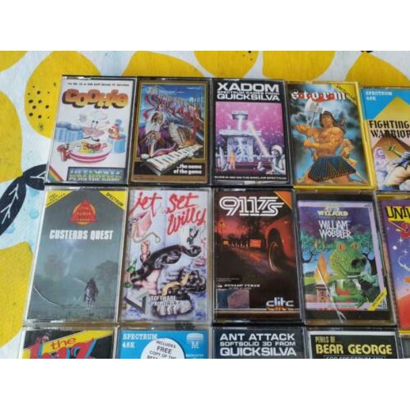 Set van 29 ZX Spectrum spellen