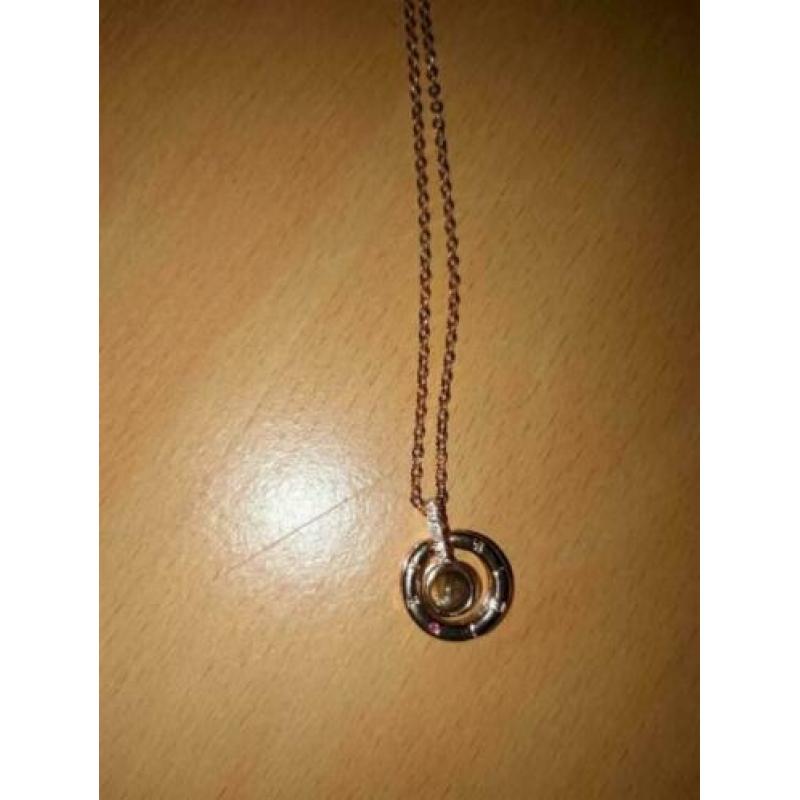 Tk love talen prisma ketting leuk als geschenk goud , zilver